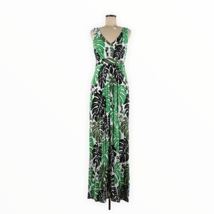 Banana Republic Factory Palm Maxi Dress M